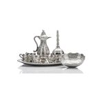 Yasir Zemzemlik, Zemzem Takımı, Tam Takım, Ebruli, 10 Parça, Metal, Gümüş Renk, Hac ve Umre Hediyeliği
