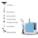 Yasomi C11 Pro Halı ve Koltuk Yıkama Makinesi, 1800W, 16Kpa Emiş Gücü, 60°C Sıcak Su Spreyli, 3 Tanklı Sistem, Buharlı Temizleyici, Ev ve Araç İçi Kullanım