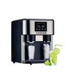 Yasomi Coolmaster ZBS15 3in1 Küp & Kırılmış Buz, Soğuk Su LCD Dokunmatik Inox Gövde 2l Tanklı Buz Makinesi (Gri - Siyah)