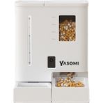 Yasomi DU-F03V Smartpaw+ 4l/5l Kapasiteli Şarjlı Akıllı Otomatik mama ve su kabı - Beyaz