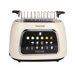 Yasomi KT-39T Retro 2 Dilimli Dijital Ekranlı Ekmek Kızartma Makinesi, bej