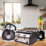 Yasomi Premium Kahvaltı Seti Su Isıtıcı Kettle + Smoothie Blender + Ekmek Kızartma Makinesi (siyah)
