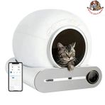 Yasomi Smart Cat Cleaner 9 lt Kapasiteli ve Wi-Fi Uygulama Bağlantılı Kedi Tuvaleti