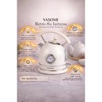 Yasomi YK-823NTSL 2200W 360° Döner Taban Kablosuz Kullanım Retro Su Isıtıcı Kettle