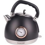 Yasomi Yk-880Ntsl Retro Su Isıtıcı Kettle Siyah
