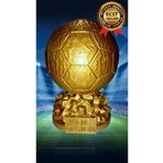 YaspeCraft İSMİNİZE ÖZEL FIFA BALLON D'OR MAKETİ GOLD KAPLAMA 15 CM HEDİYELİK
