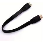 Yassı Flat Slim Hdmi Kablo Uyumlu 4K Full Hd 4K 60Hz 2.0 Uyumlu 4K 60P Çözünürlük Uyumlu Gbps Veri Aktarım Hızı, Ethernet Kanallı (0.5 Metre)