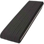 Yassı Lastik 10 mt 1cm Paça Lastik Don Lastik Alez Lastik Çok Amaçlı Lastik - Siyah