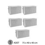 YASTIK HURCU MAXİ HURÇ 75x40x40 cm GRİ - 5 ADET