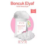 Yastık Yorgan Oyuncak Dolum Malzemesi Antialerjik Yapışmaz 1.Kalite %100 Temiz Boncuk Elyaf 8 Kg