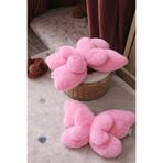 Yastıkland PEMBE KELEBEK ŞEKLİNDE PELUŞ TASARIM YASTIK