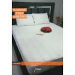 Yatak Alezi Kapitoneli Fitted (Tam Sarar) 180 gr 160 x 200 Pamuk-Polyester - 160 x 200 cm - Beyaz