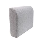 Yatak Boşluğu Dolgu, Düz Renk Keten Koltuk Destek Mat, 60x48x10 cm Çıkarılabilir Yüksek Yoğunluklu Köpük Ped, Yatak Boşluğu Dolgu ve Okuma Yastığı, Sandalyeler, Tabureler ve Yatak Başlıkları için