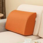 Yatak Boşluğu Dolgu, Turuncu Yatak Boşluğu Dolgu Mat, 80x45x15cm Yüksek Yoğunluklu Köpük Kama Yastık, Koltuk Konumlandırma Destek Sırtlığı, Okuma ve Konfor için Çıkarılabilir Kapak