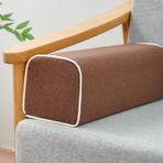 Yatak Boşluğu Dolgu, Yüksek Yoğunluklu Kahverengi Kama Koltuk Destek Yastığı, 80x15x15cm Yastık Yastığı, Tatami Sandalyeler için Yatak Boşluğu Dolgu, Tabureler ve Başlıklar, Premium Döşeme Köpük Pedi