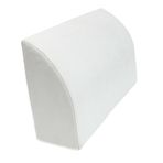 Yatak Boşluğu Dolgusu, Bej Su Geçirmez Yatak Başlığı Yastığı | 60x45x20cm Yatak Boşluğu ve Kanepe Desteği için Kama Yastık | Okuma Konforu için Çıkarılabilir Kapaklı Yüksek Yoğunluklu Köpük