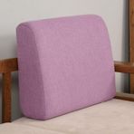 Yatak Boşluğu Dolgusu, Ergonomik Mor Koltuk Paspasları 75x50x10 cm, Yüksek Yoğunluklu Köpük Ped ve Keten Yatak Başlığı Yastığı, Okuma Desteği için Sırt Yastığı ve Çıkarılabilir Kapaklı Yatak Boşluğu