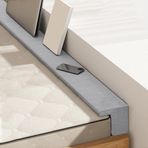 Yatak Boşluğu Dolgusu, Gri 60 cm x 15 cm Yatak Başı Boşluğu Dolgu Yastığı, Çıkarılabilir Dikdörtgen Başlık Yastık Yastığı, Yatak ve Yatak Arasındaki Boşluğu Doldurmak için Mükemmel, Rahat Yatak Odası