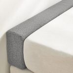 Yatak Boşluğu Dolgusu, Gri Tam Yatak Boşluğu Dolgusu, 10,16 cm x 11,9 cm Genişletici Yatak Yastığı Koltuk için, Tatami, Keten Tıpalar, Dikdörtgen Yatak Başucu Boşluğu Yastığı