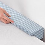 Yatak Boşluğu Dolgusu, Mavi Kama Yatak Başı Boşluğu Dolgu Yastığı, 120 cm x 4 cm (47,2 "x1,5"), Duvar ve Yatak ve Yatak için Çıkarılabilir Destek, Yatak ve Koltuk Desteği, Tatami ve Yatak Başlığı