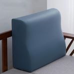 Yatak Boşluğu Dolgusu, Su Geçirmez Mavi Kanepe Paspasları 60x45x15 cm, Ergonomik Kama Okuma Yastığı ve Sırtlık, Üstün Konfor için Çıkarılabilir Kılıflı Yüksek Yoğunluklu Köpük Boşluk Dolgu Yastığı
