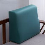 Yatak Boşluğu Dolgusu, Su Geçirmez Yeşil Ergonomik Okuma Yastığı Takozu - Yüksek Yoğunluklu Köpük Sırtlık Yastığı, 60x45x12 cm Çıkarılabilir Kılıflı Yatak Boşluğu Dolgusu, Konfor ve Destek için İdeal