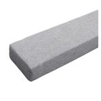 Yatak Boşluğu Dolgusu, Yatak Boşluğu Dolgu Yastığı - Yatak ve Yatak Başlığı için Koltuk Takoz Desteği, Gri Yastık Yastığı, 20 x 12 x 50 cm, Yatak ve Duvar Arasındaki Boşluğu Kapatır, Konfor ve