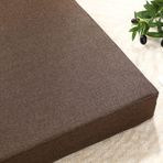 Yatak Boşluğu Dolgusu, Yüksek Yoğunluklu Köpük Kama Koltuk Paspası 45x45x5cm, Keten Yatak Boşluğu Dolgusu, Kanepe Sırt Yastığı, Okuma Yastığı, Çıkarılabilir Kapak, Konfor için Tam Destek Desteği