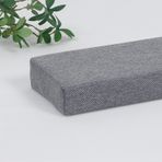 Yatak boşluğu için dolgu, 60 x 15 x 20 cm başlık için gri yastık, kanepe için çıkarılabilir destek minderi, yatak boşlukları için yüksek yoğunluklu köpük dolgu, kanepe için ideal, tabure
