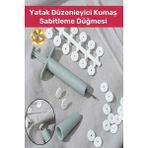 Yatak Düzenleyici Kılıf Sabitleyici, Konfor ve Temizlik Için Güçlü Bağlantı - Ahşap - Bej - Siyah - Seçenek 1