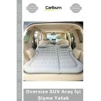 #Yatak Konforlu Kamp Karavan Ortopedik Kadife Oversize Suv Araç İçi Şişme Yatak 175X135x15 Cm