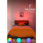 yatak tv üstü Led abajur ışık Uzaktan Kumandalı 16 Renk 4 animasyon yapışkanlı bedlightkır