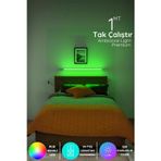 yatak tv üstü Led abajur ışık Uzaktan Kumandalı 16 Renk 4 animasyon yapışkanlı bedlightyeş