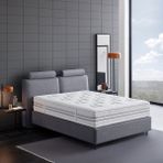 Yataş Barte Prestige Prime Yatak, Baza, Başlık 3'lü Set - Gri - 100 x 200 cm