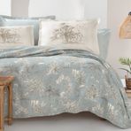YATAS BEDDING Aster Baskılı Pamuk Pike Takımı, Tek Kişilik