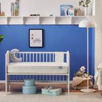 Yataş Bedding Baby Blue Star 80x180 cm Mini DHT Yaylı Bebek Yatağı