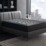 Yataş Bedding Black Ice 140x190 cm Çift Kişilik Yatak-Baza-Başlık 3'lü Set