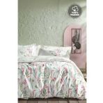 Yataş Bedding Hana Ranforce Pembe Çift Kişilik Nevresim Seti