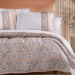 YATAS BEDDING Laveta Baskılı Pamuk Pike Takımı, Çift Kişilik