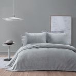 Yataş Belly Çift Kişilik Battaniye Yatak Örtüsü Set - Gri - 240 x 225 cm