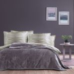 Yataş Blera Wellsoft Çift Kişilik Battaniye - Kül Moru - 200 x 220 cm