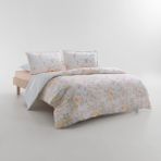 Yataş Bloomy Çift Kişilik Pamuk Saten Nevresım Takımı - Somon - 200 x 220 cm