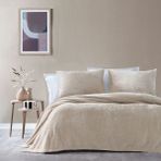 Yataş Dazel Çift Kişilik Battaniye Yatak Örtüsü Seti 240x225 cm - Bej - 240 x 225 cm
