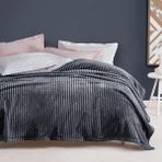 Yataş Holly Wellsoft Battaniye Çift Kişilik - Antrasit - 200 x 220 cm