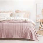 Yataş Holly Wellsoft Battaniye Tek Kişilik - Pudra - 150 x 220 cm