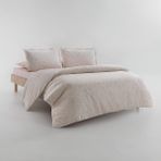 Yataş Innika %100 Pamuk Çift Kişilik Ranforce Nevresim Takımı - Somon - 200 x 220 cm