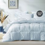 Yataş Macaron Çift Kişilik Yorgan - Yastık Set - Mavi - 195 x 215 cm