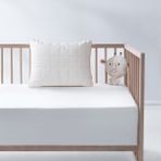 Yataş Mini Sova Organik Pamuk Bebek Yastık - 35 × 45 cm - Beyaz