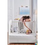Yataş Mini Twiny Yıkanabilir Kılıflı Sünger Bebek Yatağı, 70x110 cm