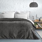 Yataş Nova Çift Kişilik Emboss Battaniye - Gri - 200 x 220 cm